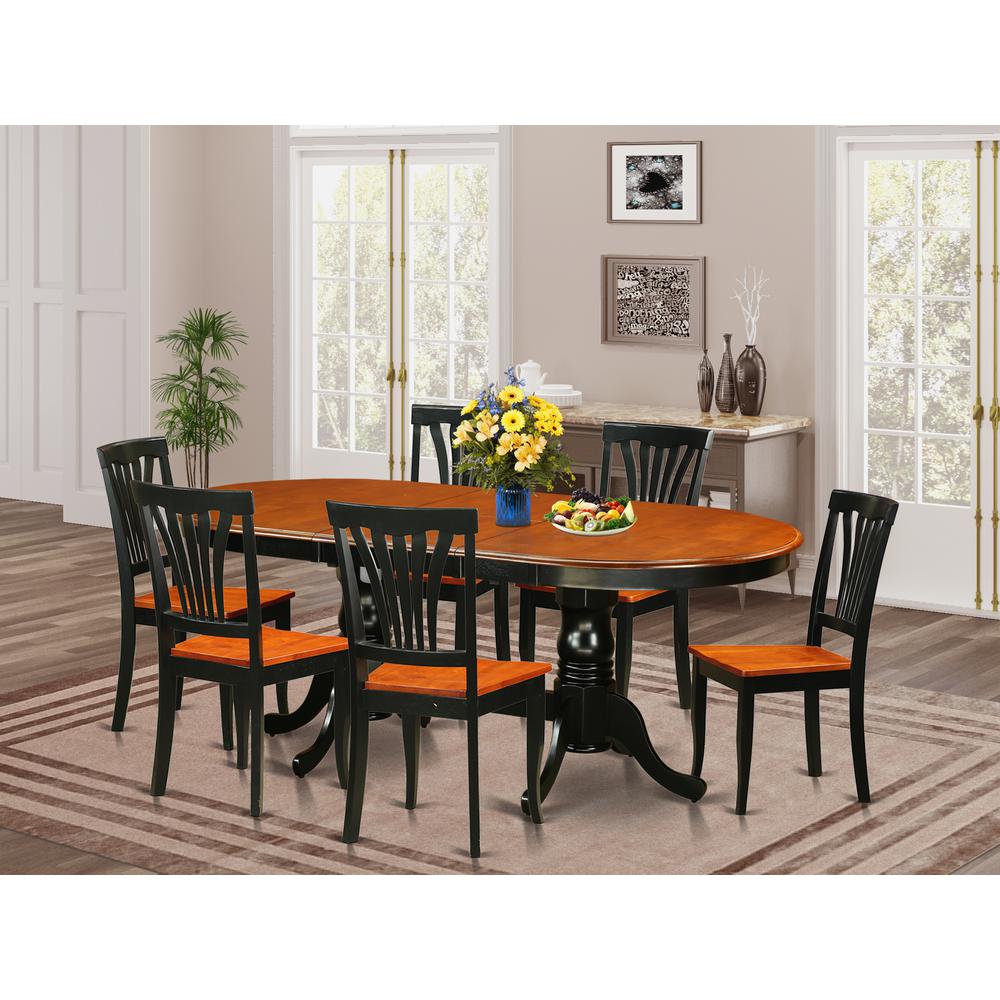 7  PC  Dining  room  set-Dining  Table  with  6  Dining  Chairs. Picture 1