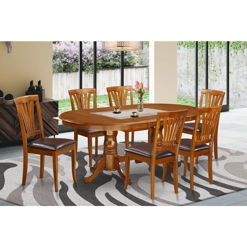 7  PC  Dining  set-Dining  Table  and  6  Dining  Chairs. Picture 1