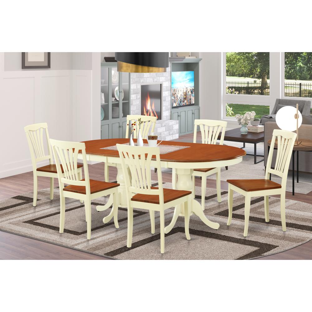 7  Pc  Dining  room  set  for  6-Dining  Table  with  6  Kitchen  Dining  Chairs. Picture 1