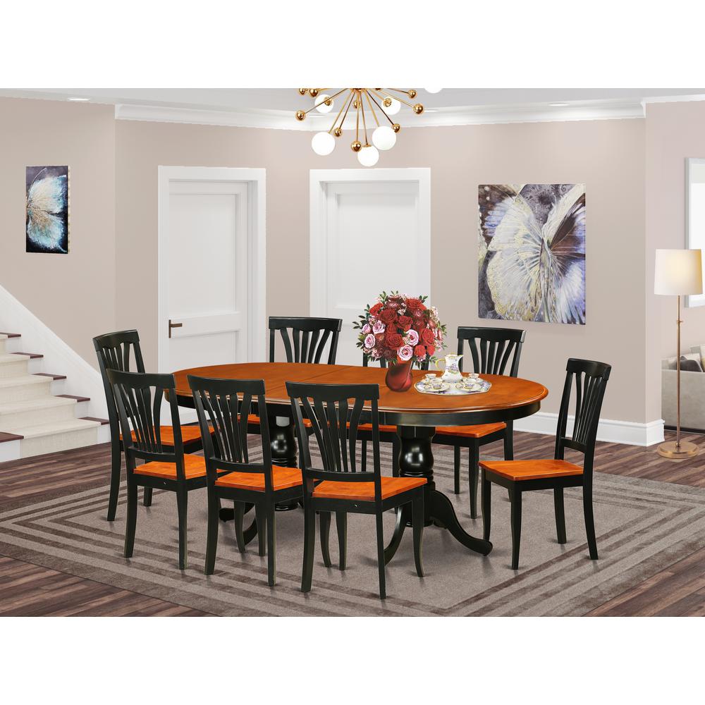 9 PC Dining room set-Dining Table with 8 Dining Chairs. Picture 7