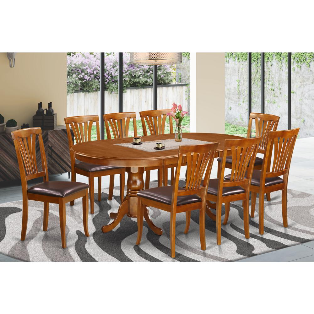 9  PC  Dining  set-Dining  Table  with  8  Chairs  for  Dining  room. Picture 1