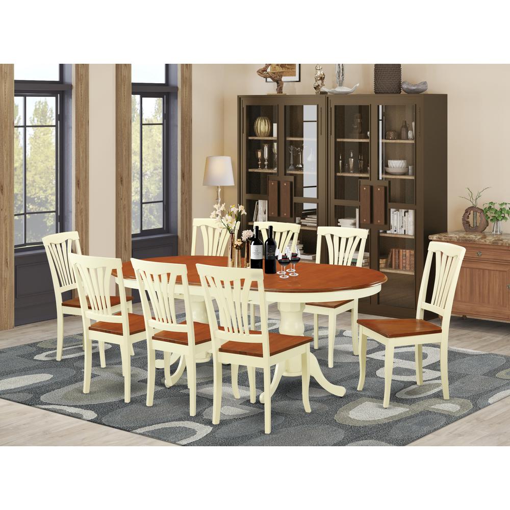 9  Pc  Dining  room  set  for  8-Dining  Table  with  8  Chairs  for  Dining  room. Picture 1