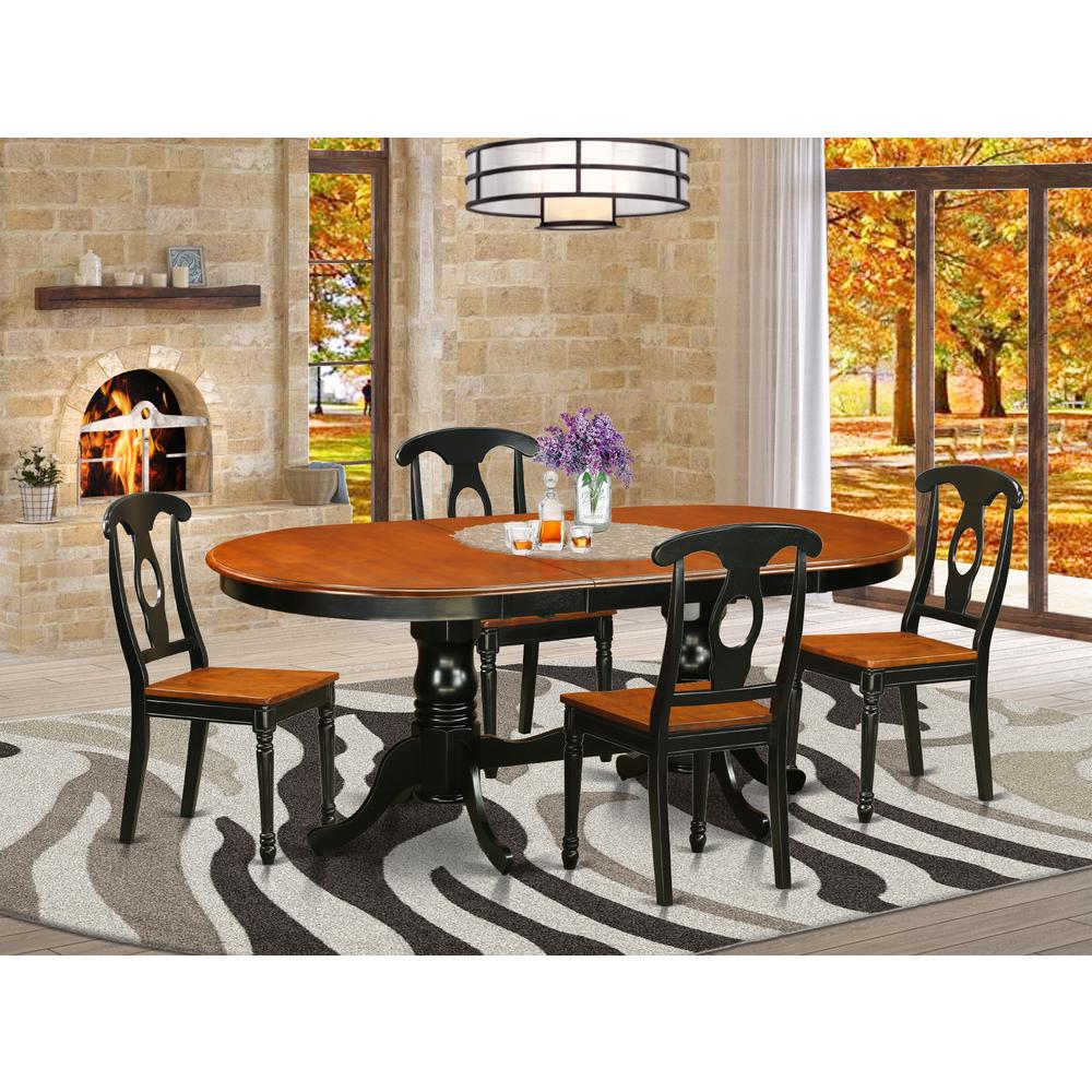 5  PC  Dining  room  set-Dining  Table  and  4  Wood  Dining  Chairs. Picture 1