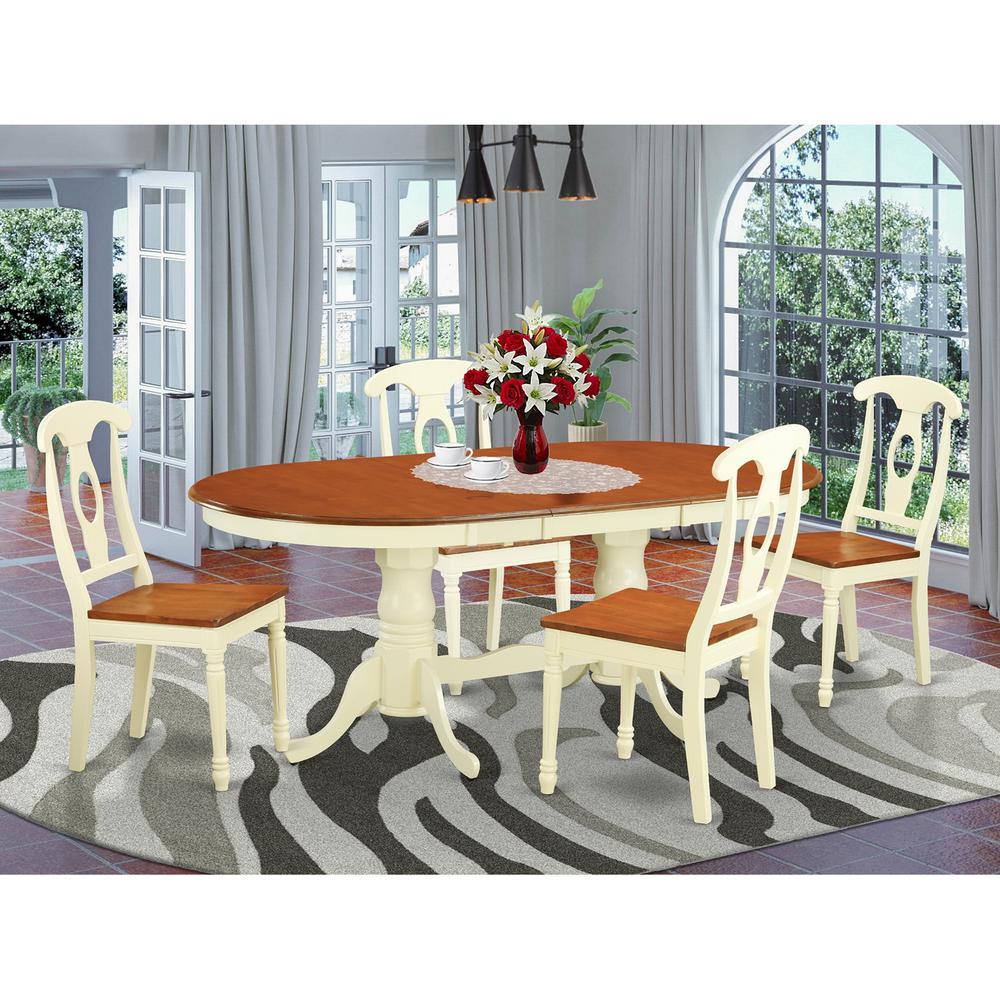 5  Pc  Table  and  Chairs  set  -Kitchen  dinette  Table  and  4  Dining  Chairs. Picture 1