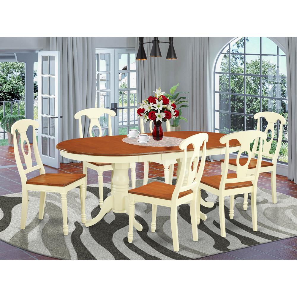 7  Pc  Dining  room  set  for  6-Dining  Table  and  6  Kitchen  Chairs. Picture 1