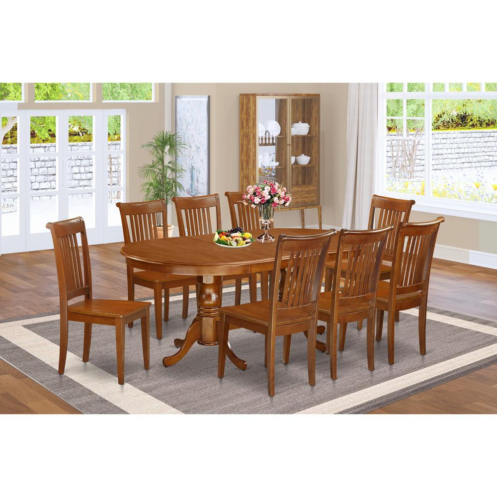 9  PC  Dining  room  set  for  8-Dining  Table  with  8  Dining  Chairs. Picture 1