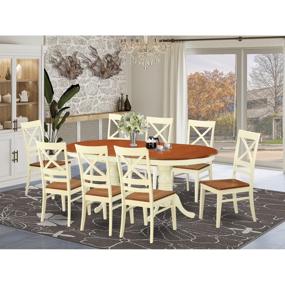9  Pc  Dining  room  set  for  8-  Kitchen  dinette  Table  and  8  Dining  Chairs. Picture 1