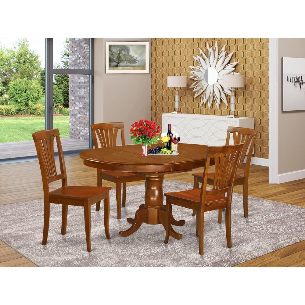 5  Pc  Dining  room  set  for  4-  Kitchen  dinette  Table  and  4  Kitchen  Chairs. Picture 1