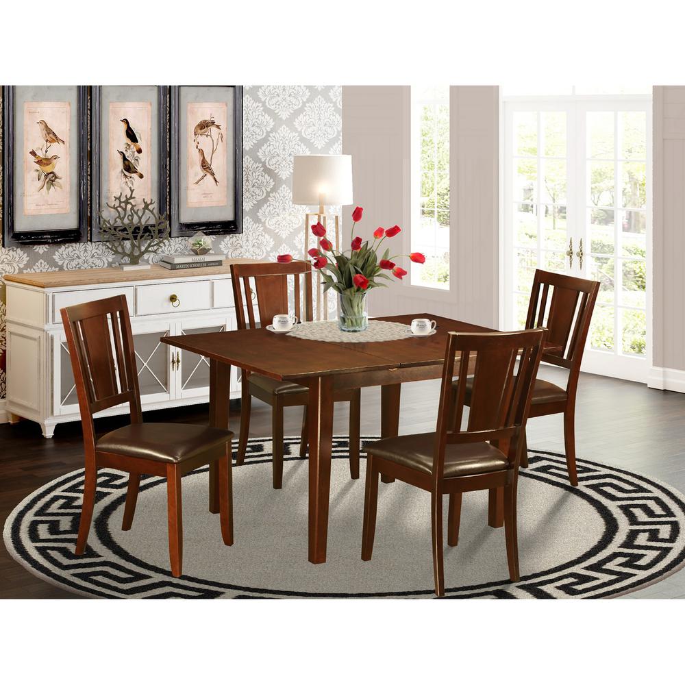 5  PC  dinette  set  for  small  spaces  -  small  Kitchen  Table  with  4  Dining  Chairs. Picture 1