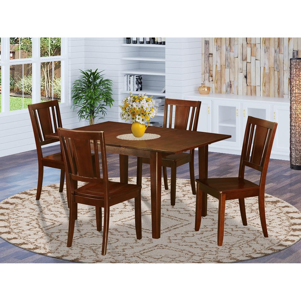 5  Pc  small  Kitchen  Table  with  4  Dining  Table  Chairs. Picture 1