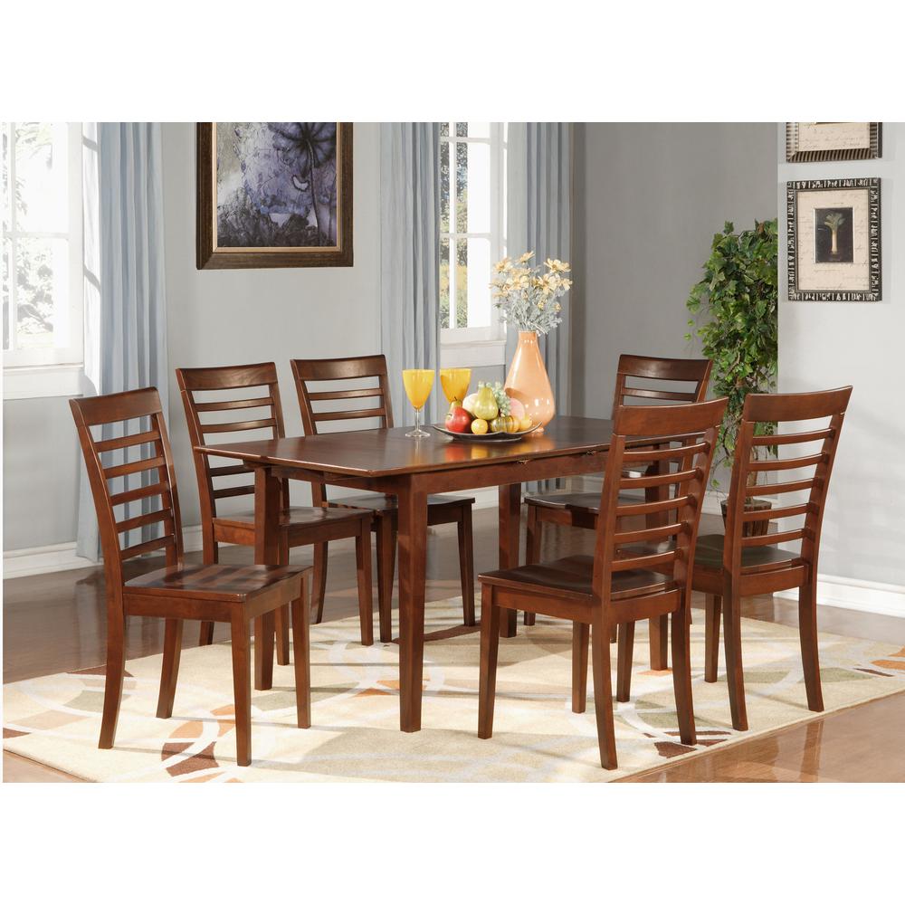 7  Pc  small  Kitchen  Table  set  -  Kitchen  Table  with  6  Kitchen  Chairs. Picture 1