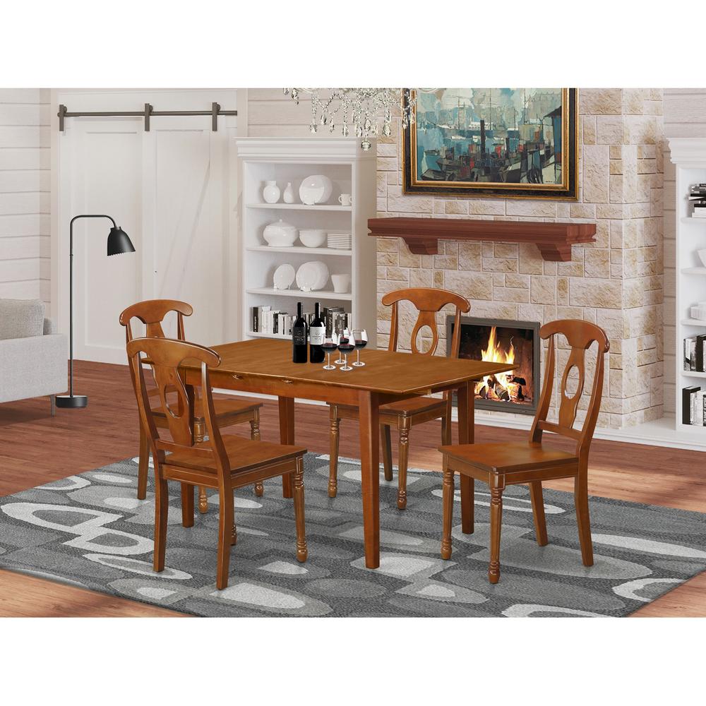 5  Pc  small  Kitchen  Table  set  -  Table  and  4  Kitchen  Dining  Chairs. Picture 1