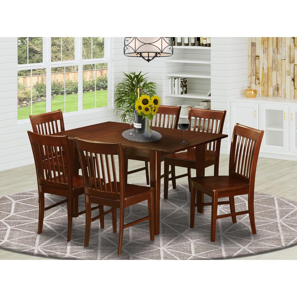 7  Pc  Kitchen  dinette  set-  Kitchen  Tables  with  6  Kitchen  Dining  Chairs. Picture 1