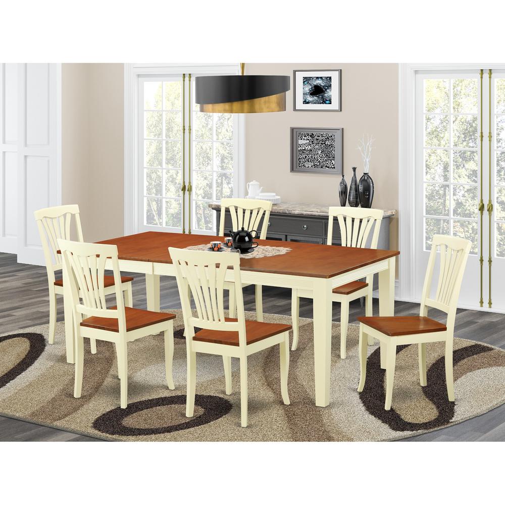 7  Pc  dinette  Table  set  for  6-Dinette  Table  and  6  dinette  Chairs. Picture 1