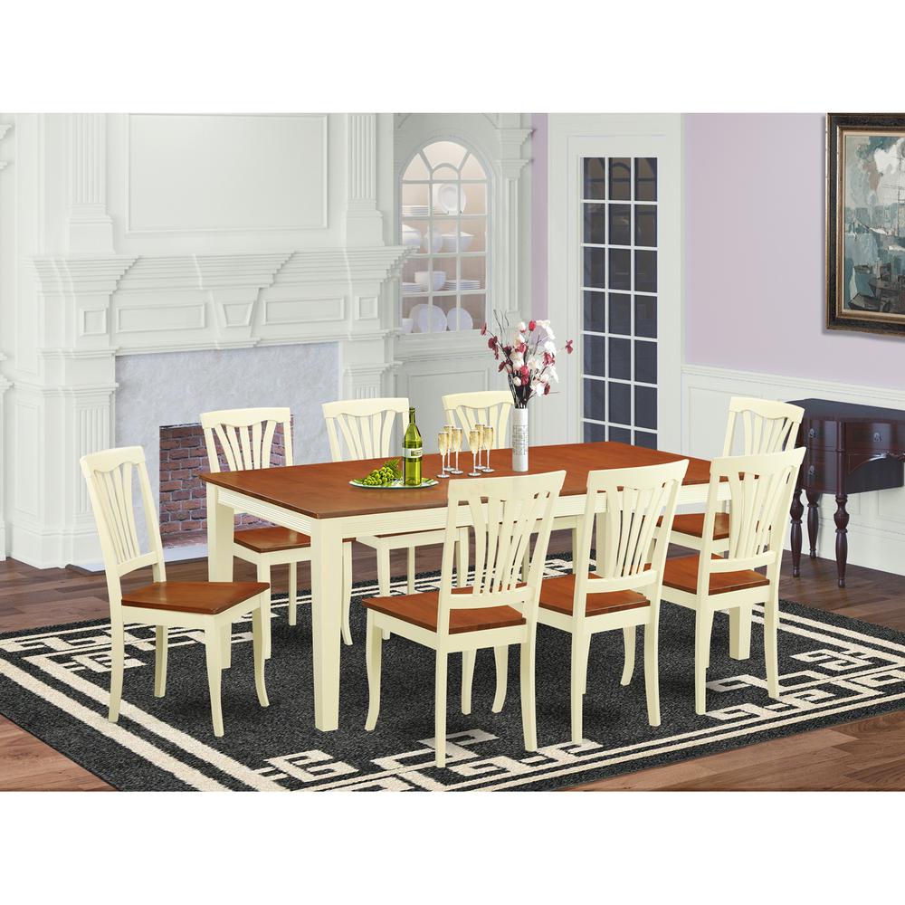 9  PC  dinette  set  for  8-  Dining  Table  and  8  Dining  Chairs. Picture 1