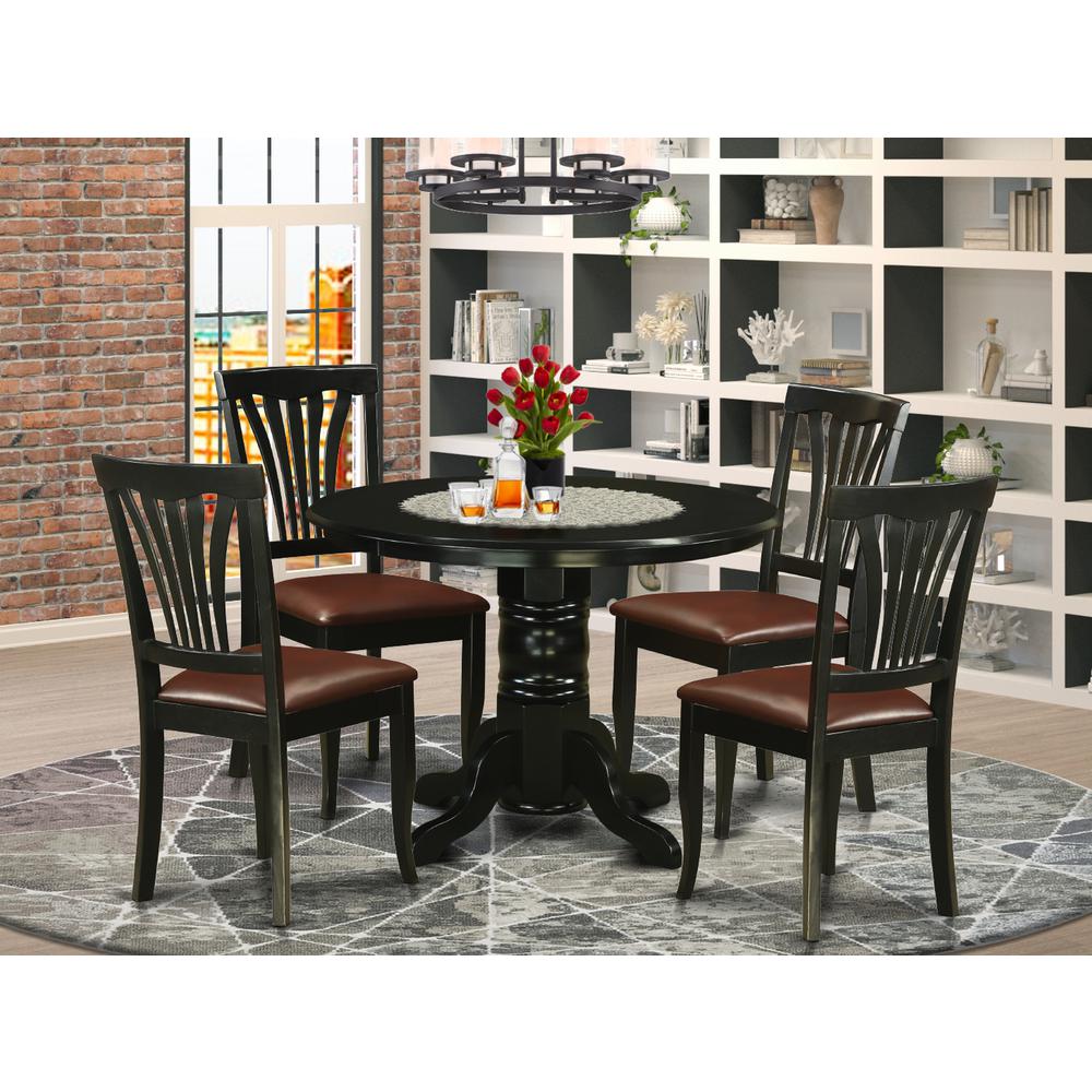 5  PC  dinette  set  -  Dinette  Table  and  4  Dining  Chairs. Picture 1