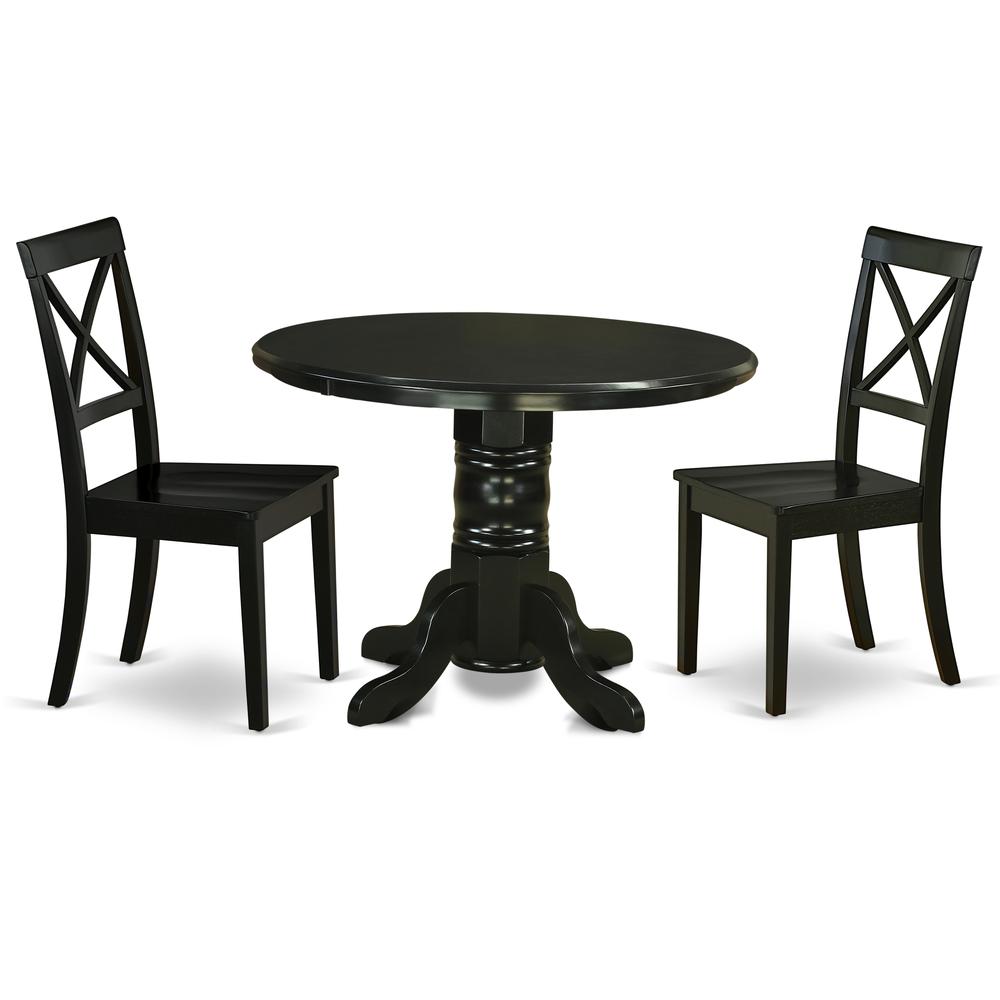 Dining Room Set Black, SHBO3-BLK-W. Picture 1