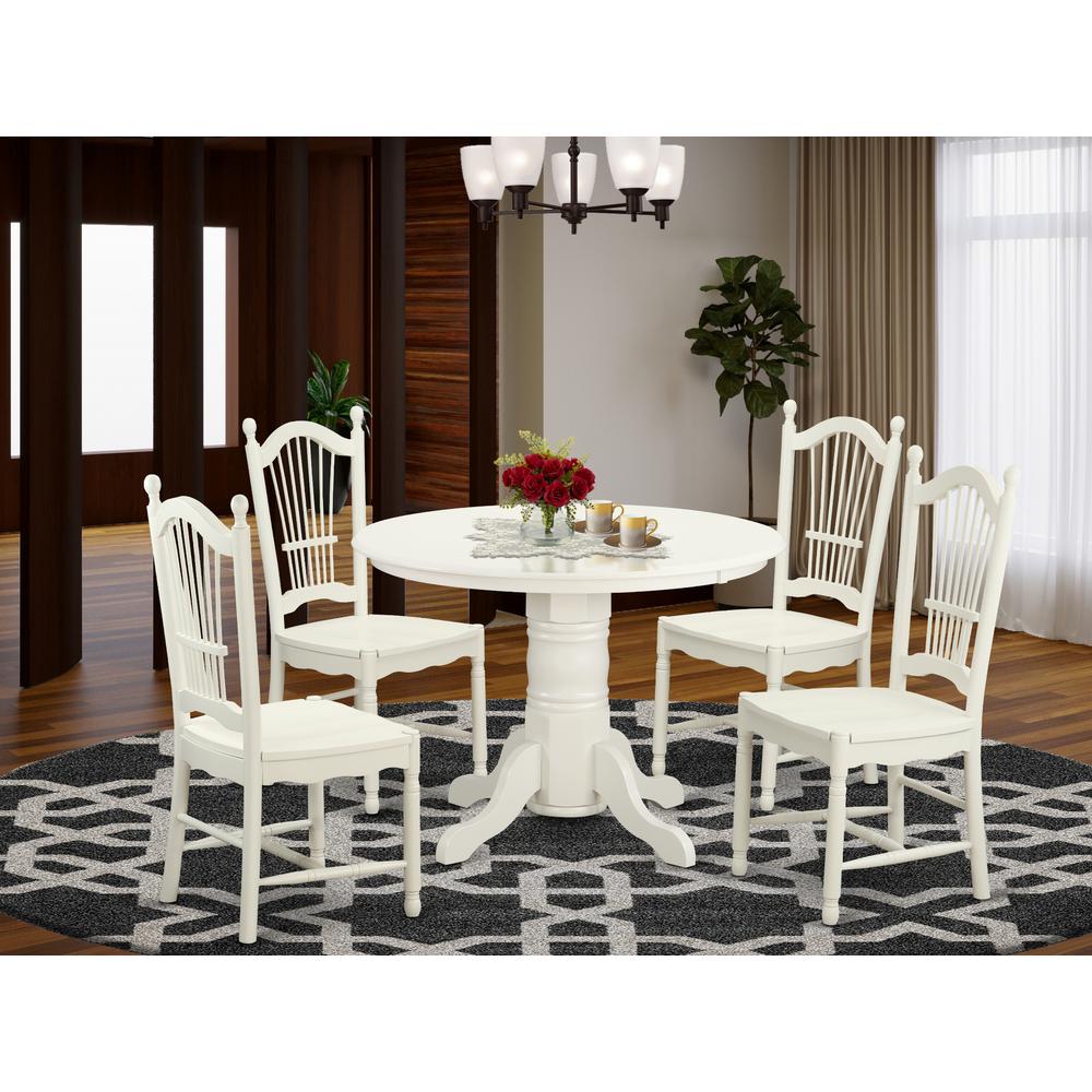 5  PC  dinette  set  for  4-Dining  Table  and  4  Dining  Chairs. Picture 1