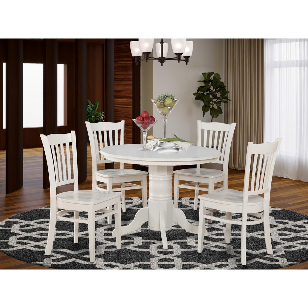 5  Pc  small  Kitchen  Table  and  Chairs  set-Round  Table  and  4  Kitchen  Chairs. Picture 1