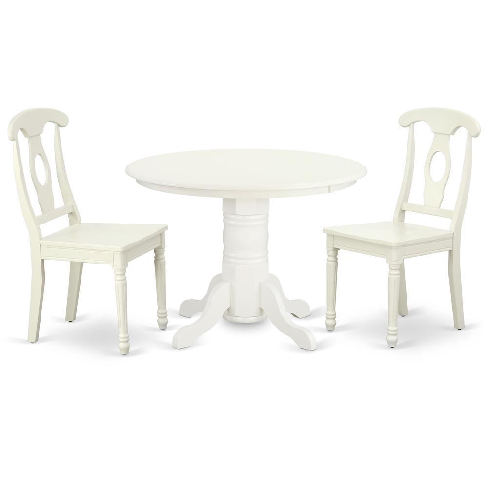 Dining Room Set Linen White, SHKE3-LWH-W. Picture 1