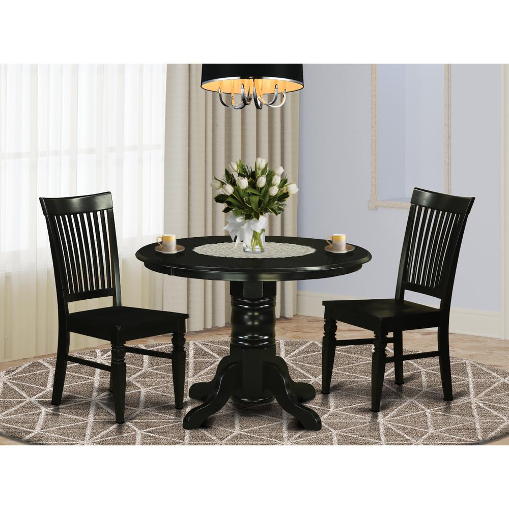 3  Pc  Kitchen  nook  Dining  set-Kitchen  dinette  Table  and  2  Dining  Chairs. Picture 1