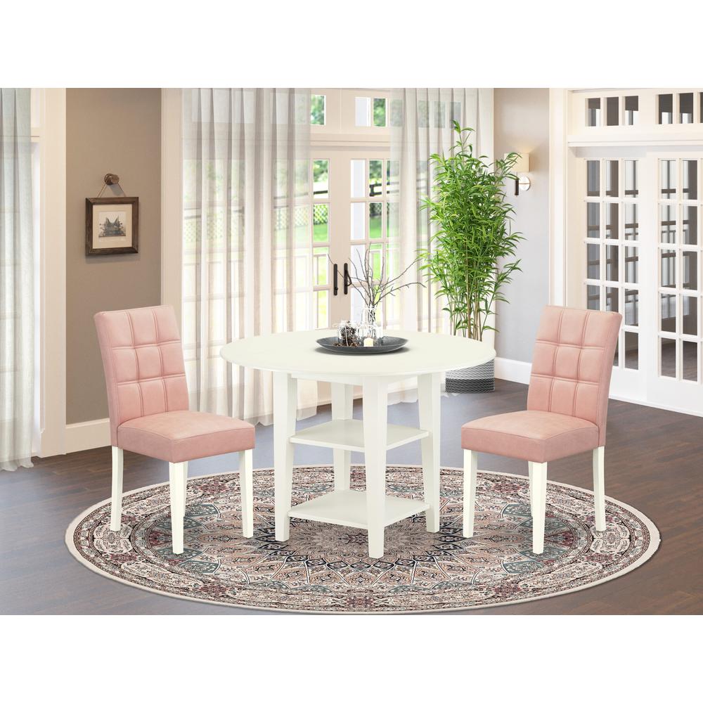 3 Piece Kitchen Table Set consists A Dinner Table. Picture 1