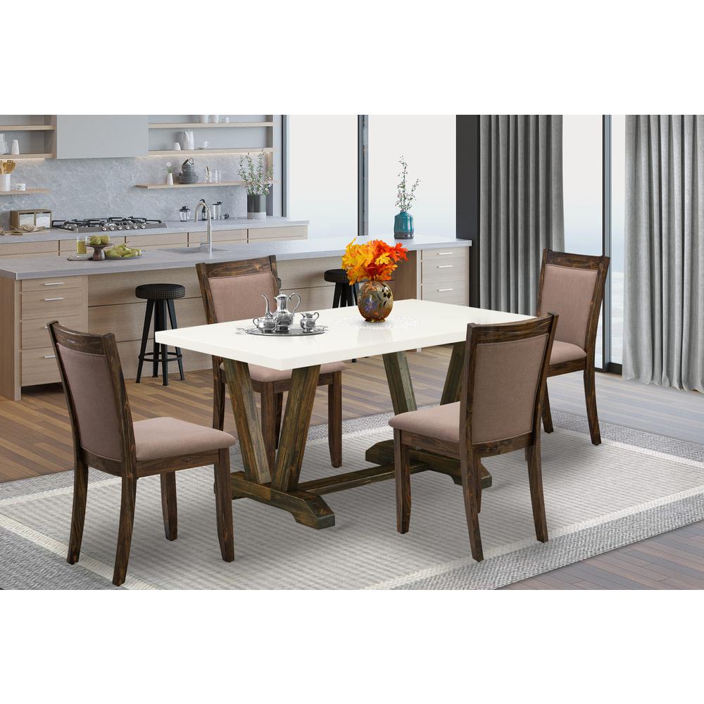 5 piece kitchen table set modern dining table best sale sets with dining chairs for 4