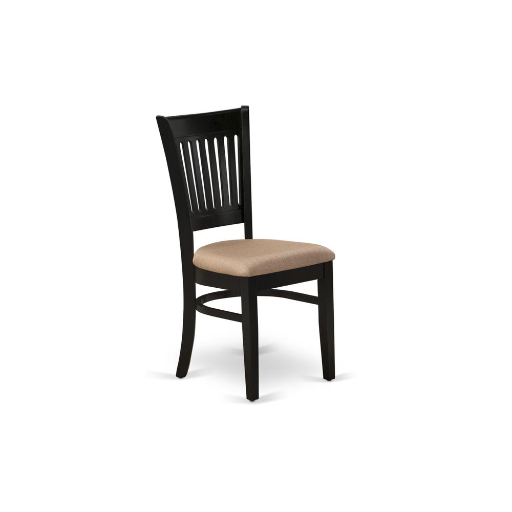 Dining Table- Table Leg Dining Chairs, LGVA9-BLK-C. Picture 8