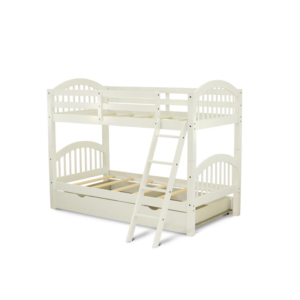 Youth Bunk Bed White, VEB-05-TU. Picture 1
