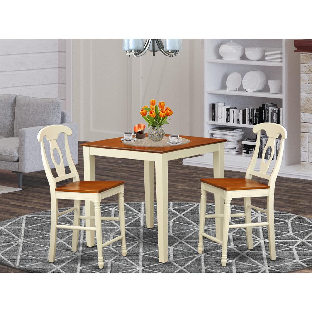 3  Pc  counter  height  Dining  set  -  counter  height  Table  and  2  Kitchen  Chairs.. The main picture.