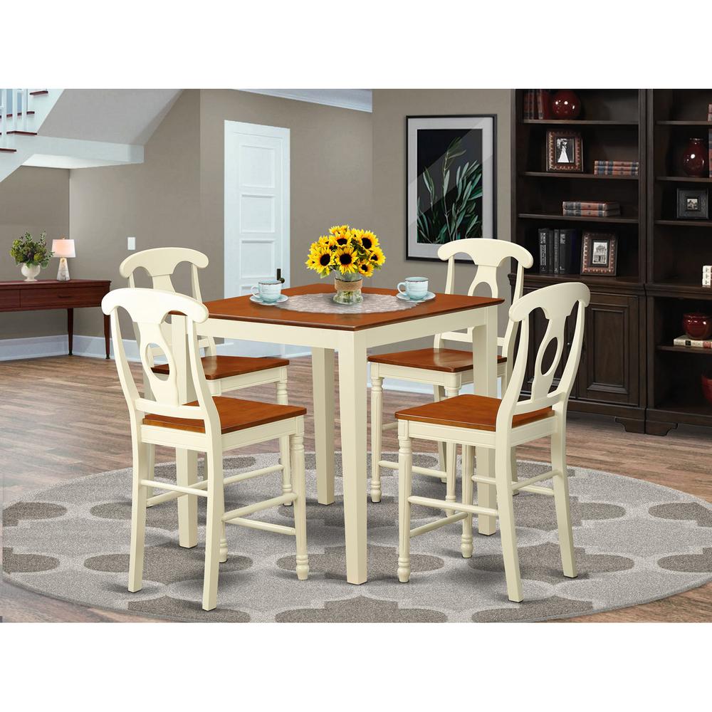 5  Pcpub  Table  set  -  high  Table  and  4  bar  stools.. Picture 1