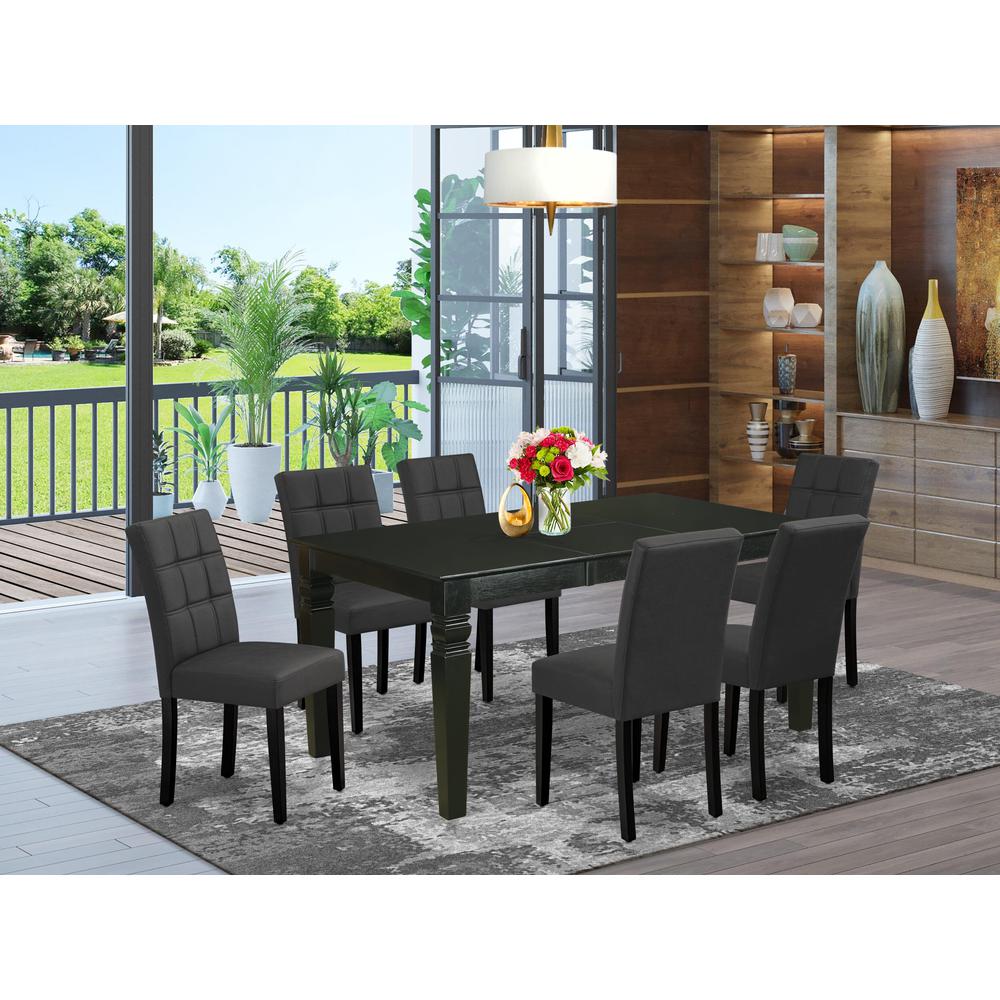 7 Piece Kitchen Table Set contain A Dining Table. Picture 1
