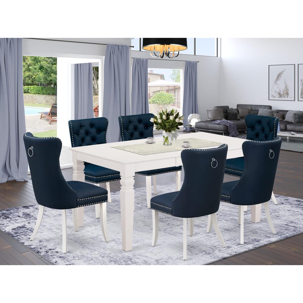 7 Piece Dining Room Table Set. Picture 1