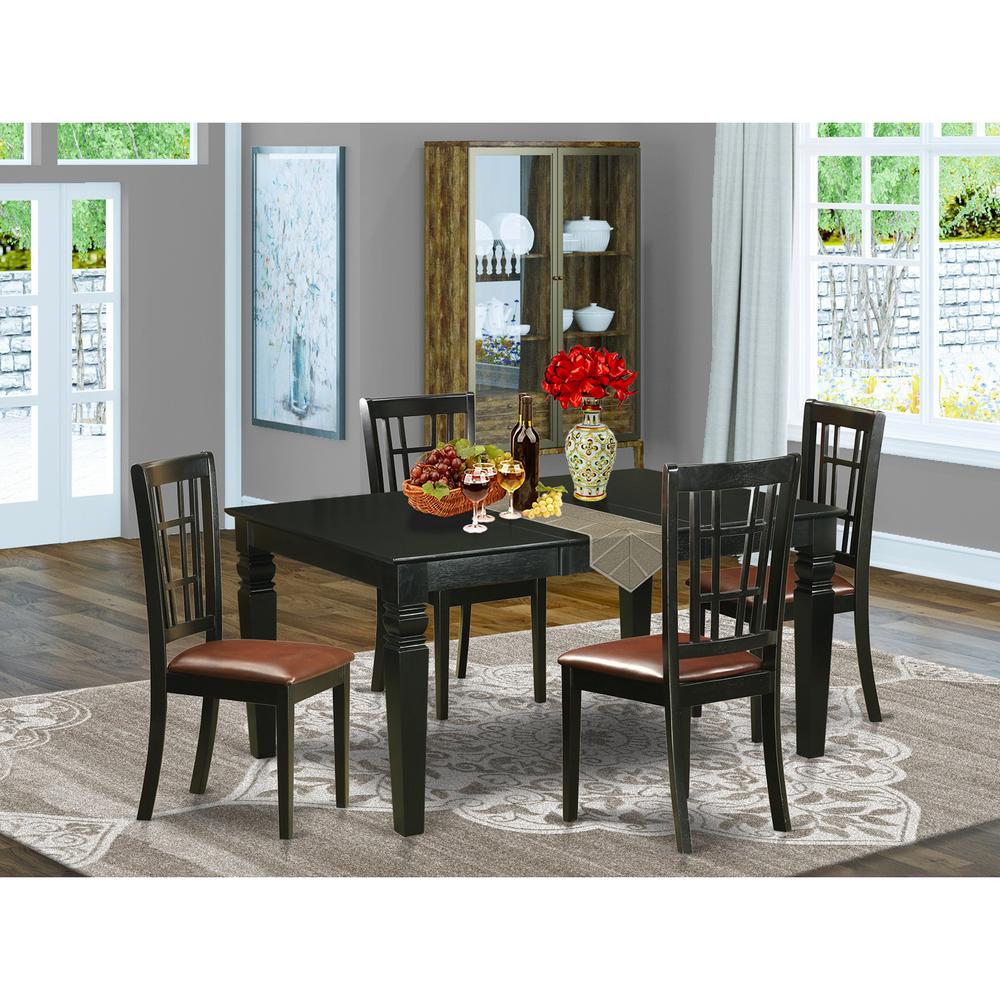 5  PC  dinette  Table  set  for  4-Table  and  4  Dining  Chairs. Picture 1