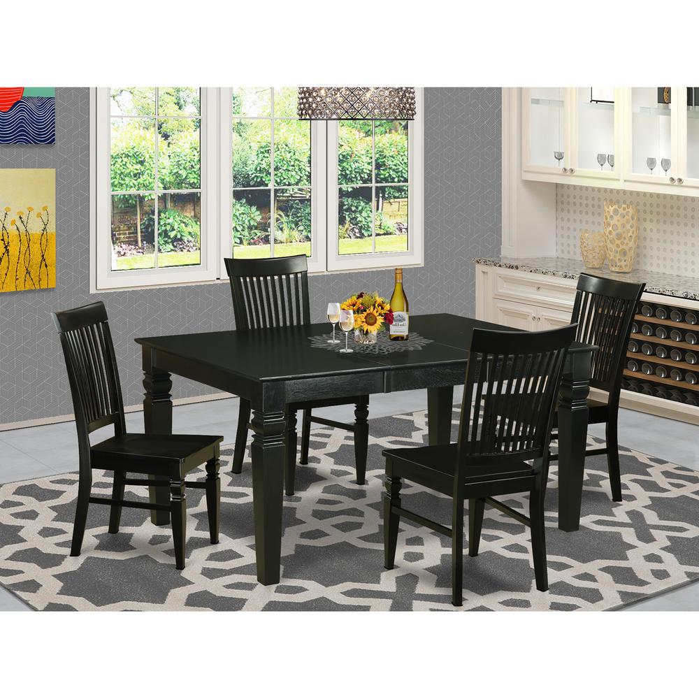 5  Pc  Dining  set-Dining  Table  and  4  Dining  Chairs. Picture 1