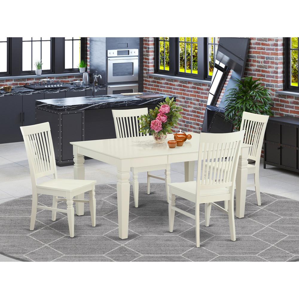5  PC  Dining  room  set-Dining  Table  and  4  Dining  Chairs. The main picture.