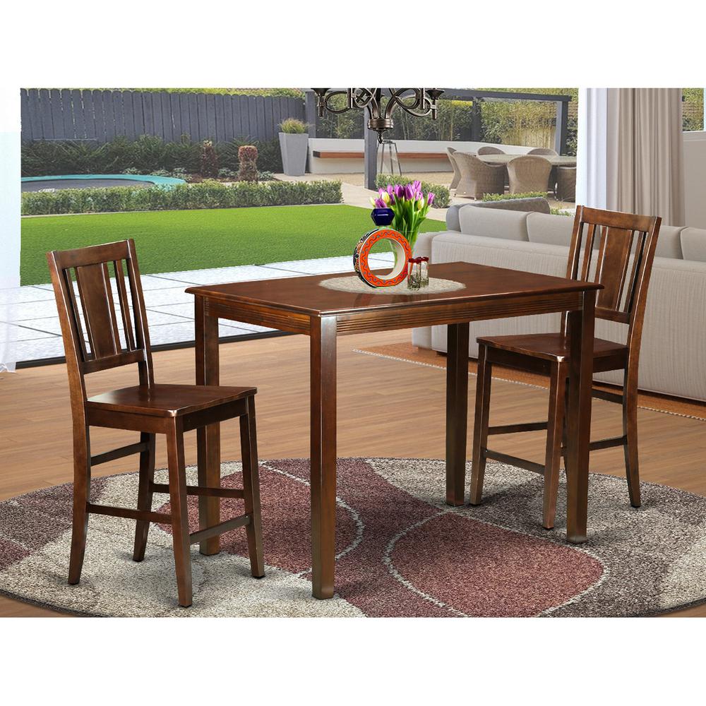 3  Pc  counter  height  Dining  set-pub  Table  and  2  bar  stools. Picture 1
