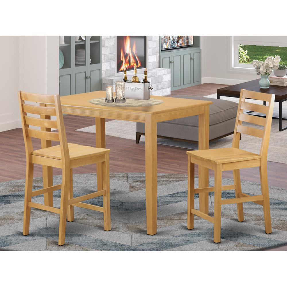 3  Pc  counter  height  pub  set  -  counter  height  Table  and  2  counter  height  Dining  chair.. Picture 1