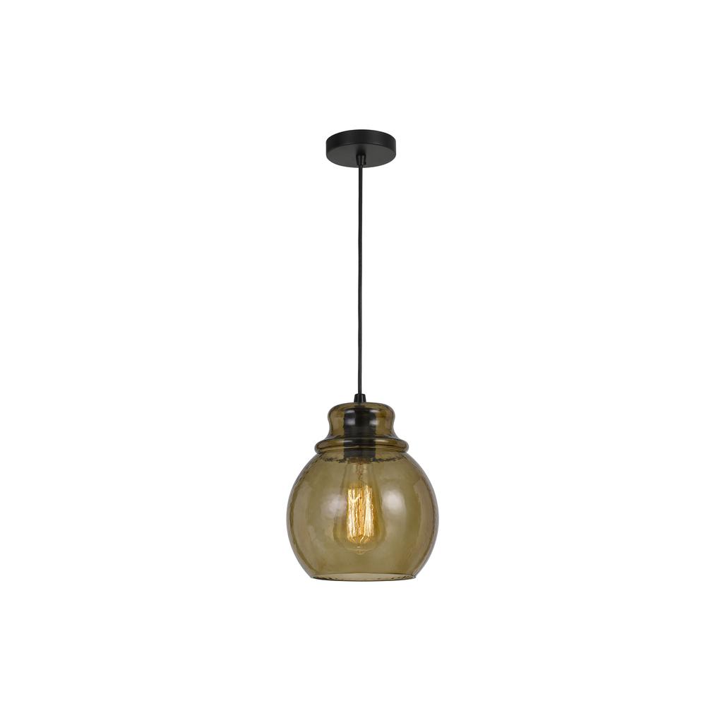 60W Aversa RippLED Glass Pendant (Edison Bulb Not Included). Picture 4