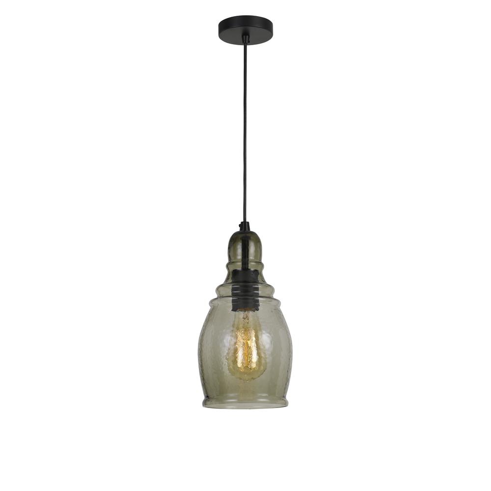 60W Accera RippLED Glass Pendant (Edison Bulb Not Included). Picture 4