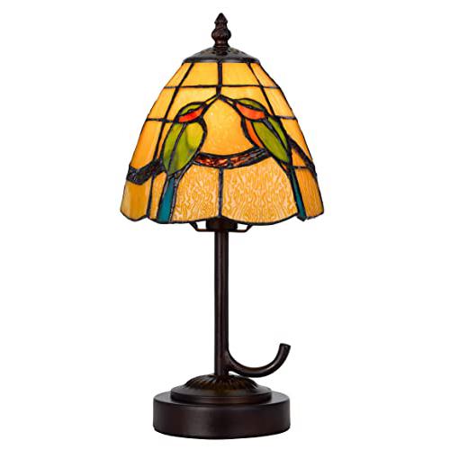 40W metal/resin Tiffany accent lamp. Picture 1