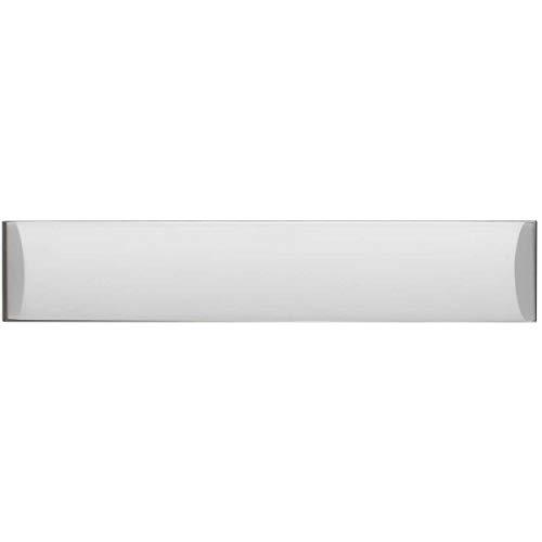 integrated LED 26W, 1950 Lumen, 80 CRI Dimmable Vanity Light With Acrylic Diffuser in Brushed Steel. Picture 1