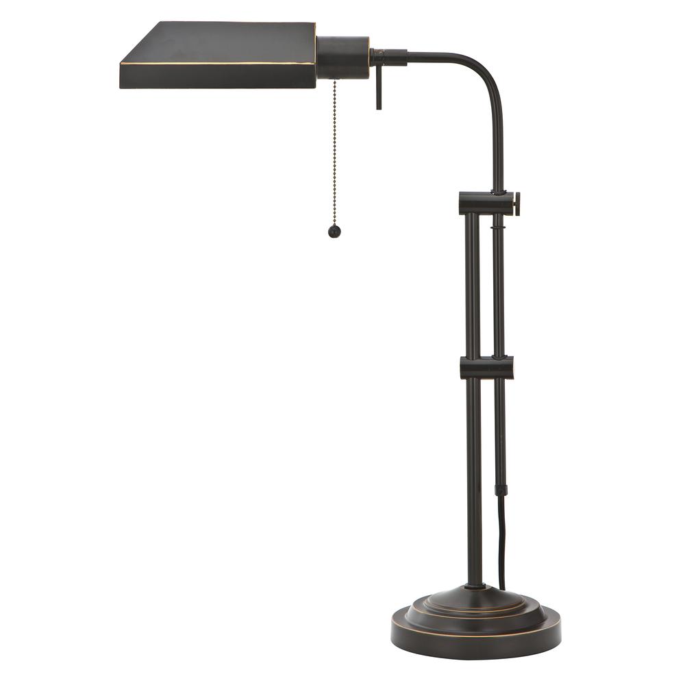 26" Height Metal Table Lamp in Dark Bronze. Picture 1