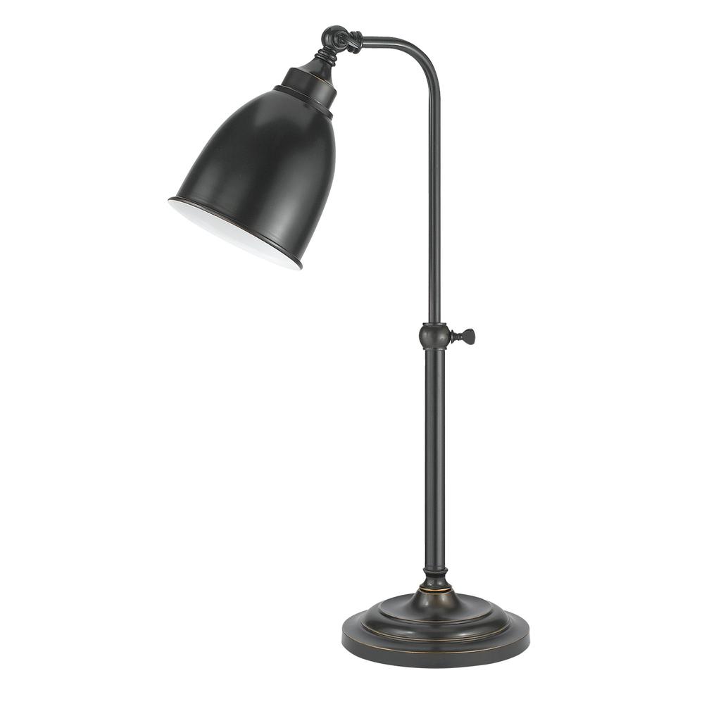 25" Height Metal Table Lamp in Dark Bronze. Picture 1