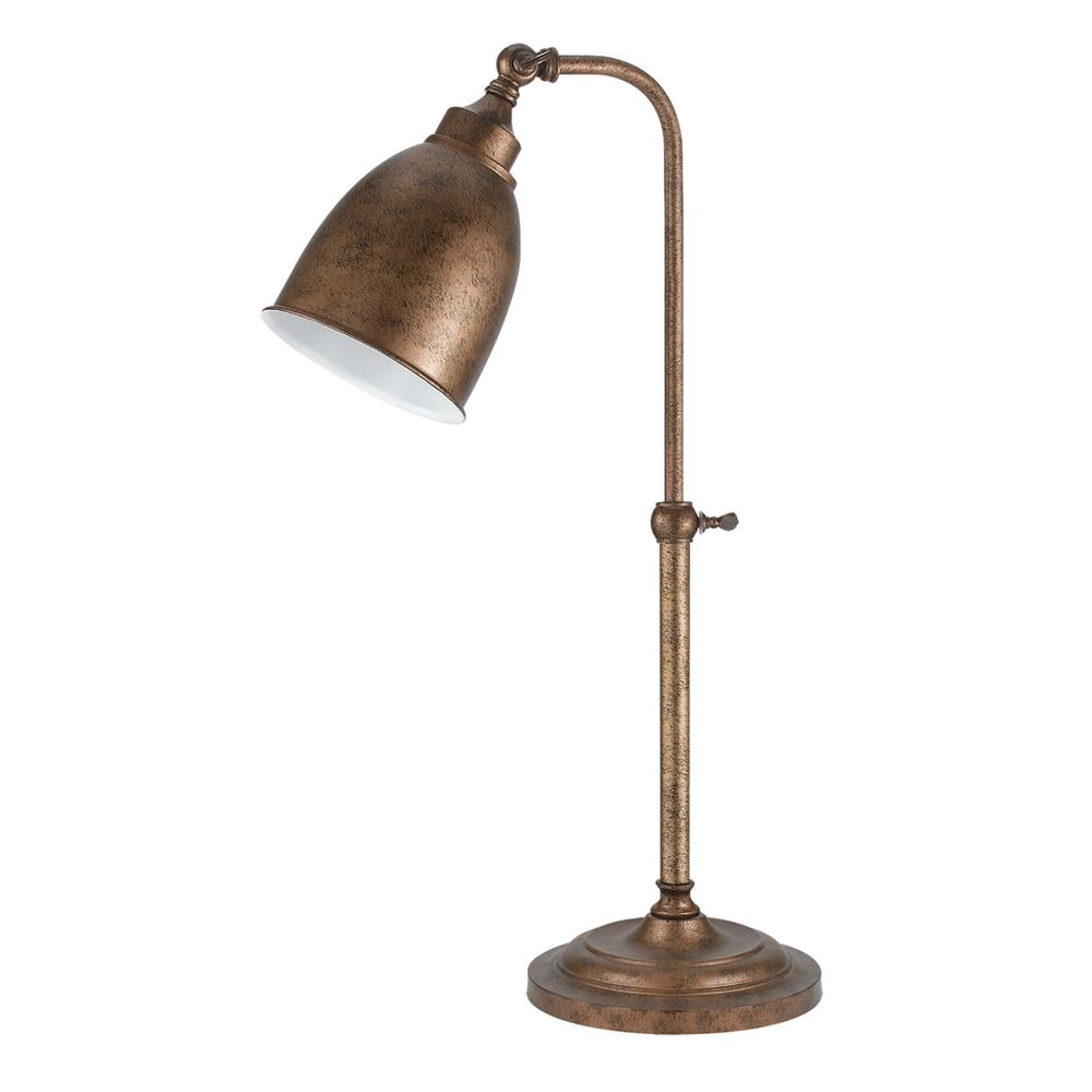 25" Height Metal Table Lamp in Rust. Picture 1