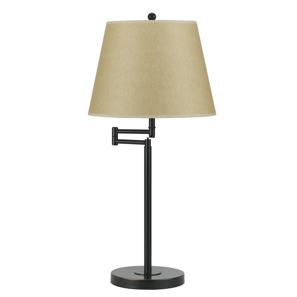 27" Height Metal Table Lamp in Dark Bronze. Picture 1