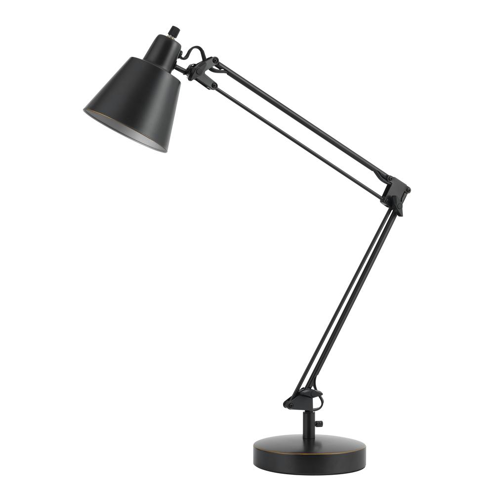 27" Height Metal Desk Lamp in Dark Bronze. Picture 1
