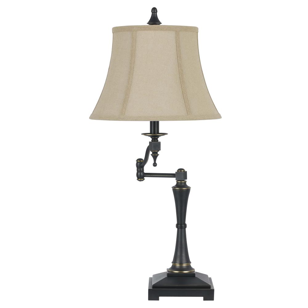 31" Height Metal Table Lamp in Oil Rubbed Bronze. Picture 1