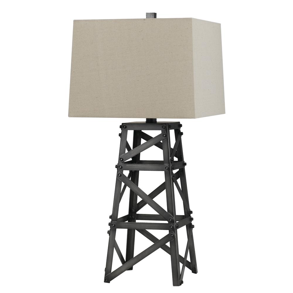 150W Tower Metal Table Lamp. Picture 1