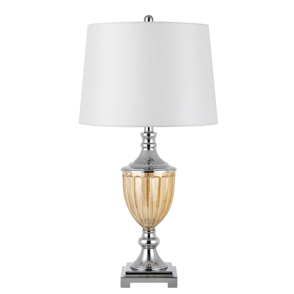 28.5" Height Metal Table Lamp in Chrome. Picture 1